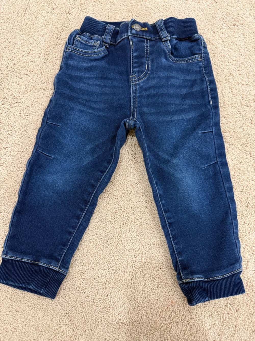 Levi's Navy Blue Knit Jogger Jeans